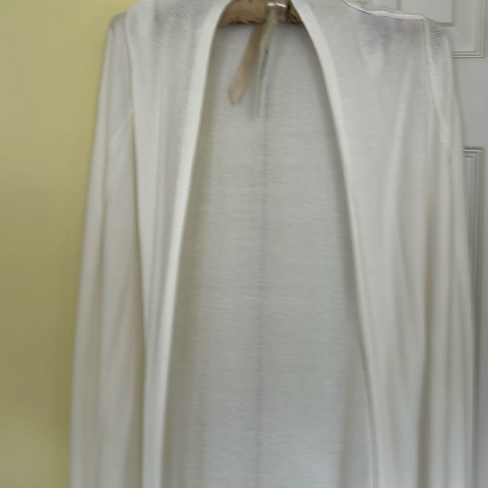 Long white sweater NWT